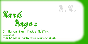 mark magos business card